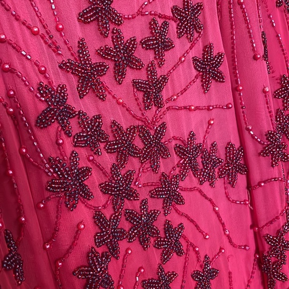 Precious Formals Red Beaded Dress - Picture 8 of 10